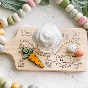 Personalized Easter Bunny Cutting Board