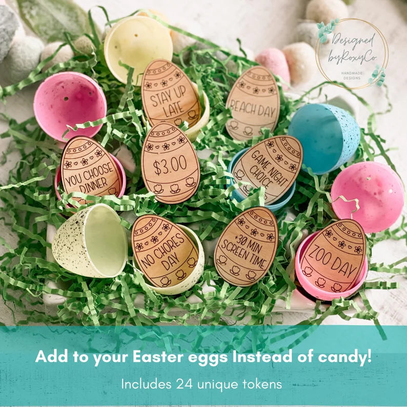 24 Easter Egg Hidden Prizes